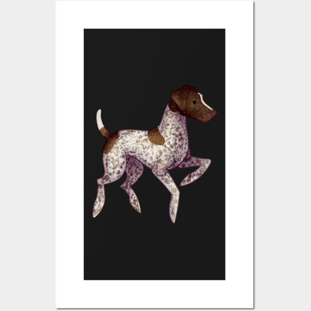 Cozy German Shorthaired Pointer Wall Art by Phoenix Baldwin